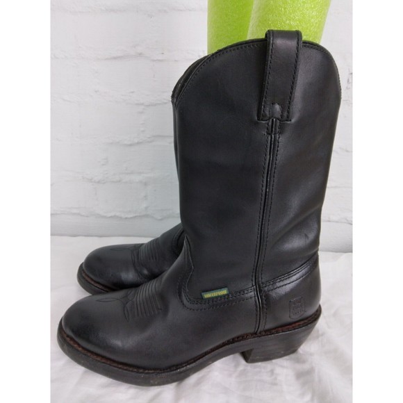 Dan Post Mens DP69680 Black Cowboy Western Boots Size 9 D (4373587) - Picture 5 of 12